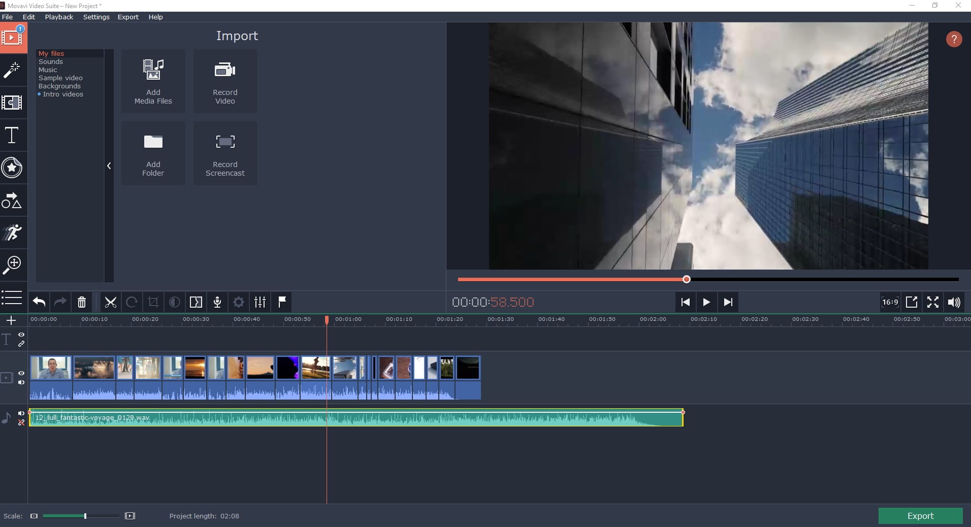 Movavi Screen 1