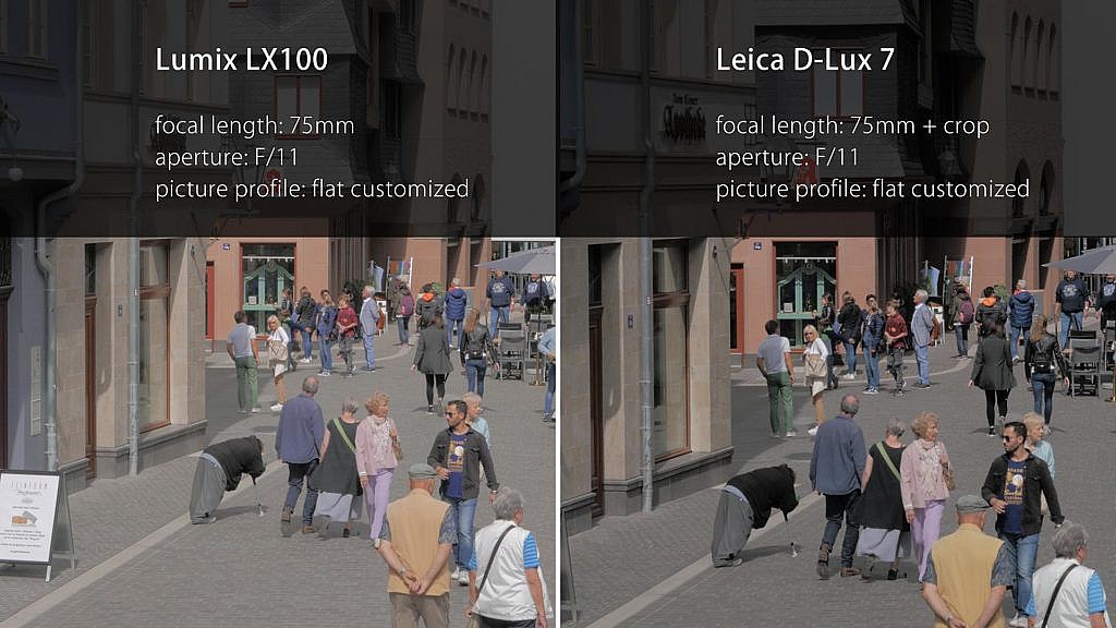 Leica D Lux 7 Lumix Lx100 Comparison Dynamic Range 4k Video