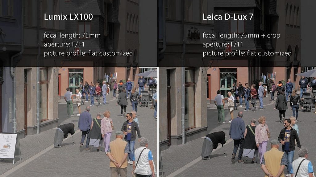 Leica D Lux 7 Lumix Lx100 Comparison Dynamic Range 4k Video