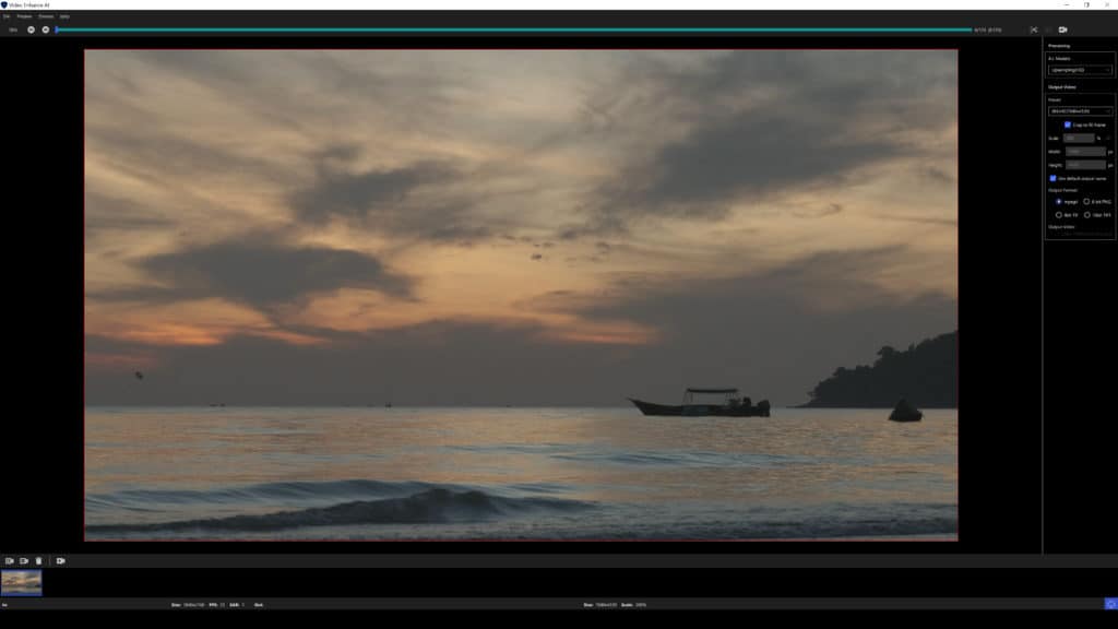 Converting 4k To 8k With Topaz Video Enhance Ai User Interface 01