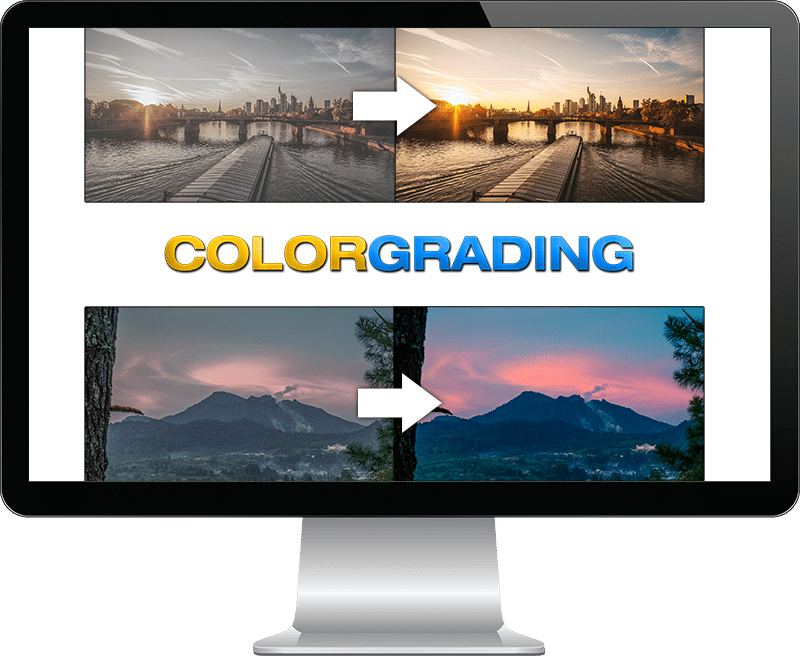 Screen Colorgrading+monitor