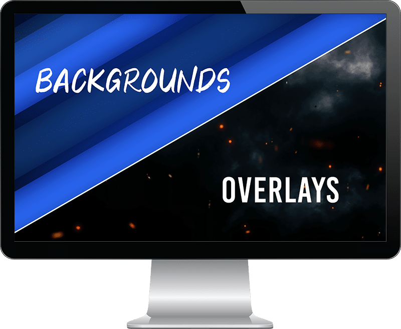 Screen Overlays+backgrounds+monitor