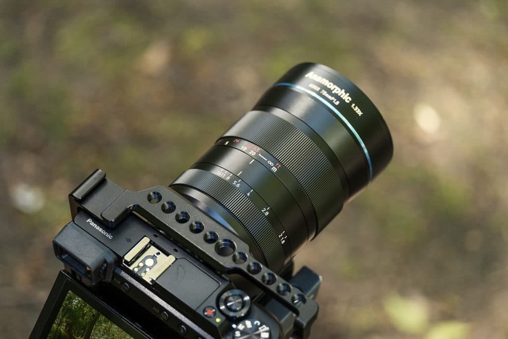 Sirui 75mm F1.8 on a Panasonic MFT mount camera